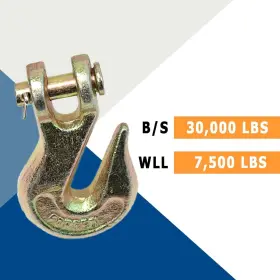 FH406-38-10 BOXER Pack Forged Clevis Slip Hook Breaking #3