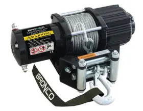AC-12137-1 BRONCO ATV Winch Steel Cable Remote