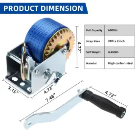 617256045619 BTSHUB Winch Crank Gear #2