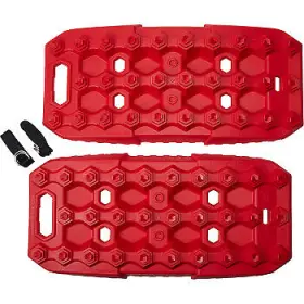 13567-RED CALIBER Xtrax Recovery Traction Board Utv Atv Buggy