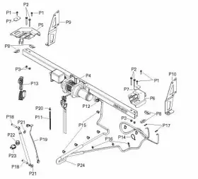 715006355 CAN-AM Cargo Bed Winch Canam #2