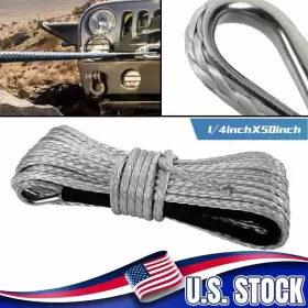 791783894473 CANITU Synthetic Winch Rope Line Recovery Cable