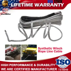 HWP-WL-001G CARBOLE Synthetic Winch Rope Line Recovery Cable