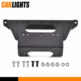 C-03WMB0003ABK CARLIGHTS Winch Mount Plate Kit Xp 1000 4X4 #2