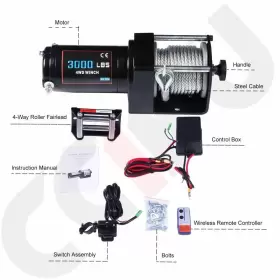 C11657202G CCIYU Electric Recovery Winch Steel Cable Wireless #2