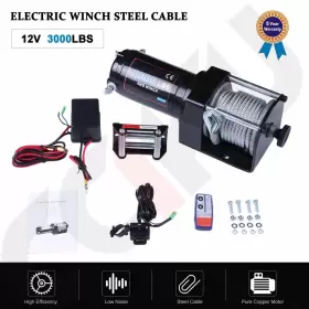 C11657202G CCIYU Electric Recovery Winch Steel Cable Wireless