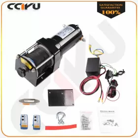C116583G02 CCIYU Electric Recovery Winch Synthetic Rope Atv