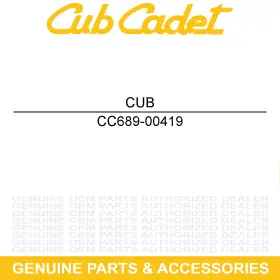 689-00419 CUB CADET Winch