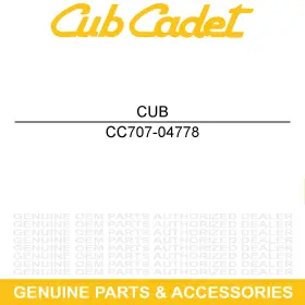 707-04778 CUB CADET Fairlead Roller Winch 4X4