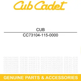 73104-115-0000 CUB CADET Winch Motor Cable CX700 CX500 4X4
