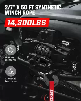 XC087 DAYDOOR Synthetic Winch Rope Kit #2