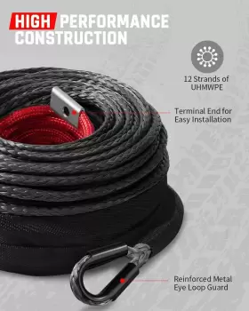 XC087 DAYDOOR Synthetic Winch Rope Kit #3
