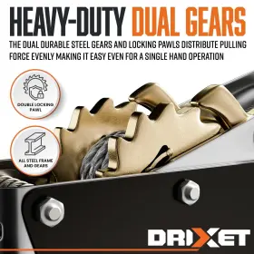 815518026356 DRIXET Come Along Winch Power Puller Cable #2