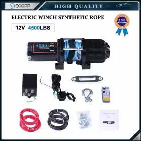 E116582CP05 ECCPP Electric Winch Towing Synthetic Rope Road