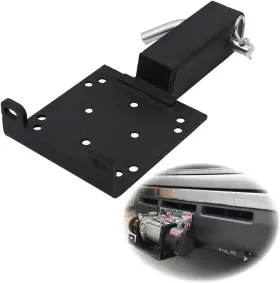 S127 ELITEWILL Receiver Trailer Hitch Winch Mount Plate Atv