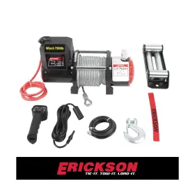 06432 ERICKSON Winch Waterproof Electric Steel Cable Wired #2