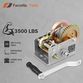 686068569569 FAVORITE-TRADE Trailer Winch Crank Cable Boat Tr #2