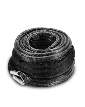 WR-BLK-2-UFA FIERYRED Synthetic Winch Rope Line Cable