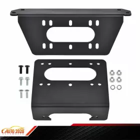 E-03WMB0003ABK GRANDORANGE Winch Mount Plate Kit Xp 1000 4X4