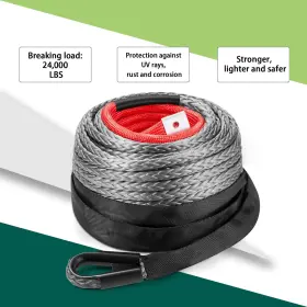 3-8GY002 HEDGFOX Feet Synthetic Winch Rope Line Cable #3