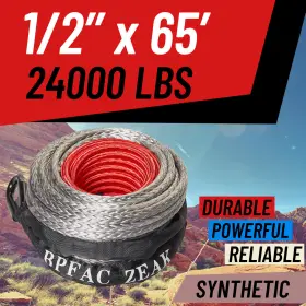 792671652816 HEDGFOX Synthetic Winch Rope Cable Suv #3