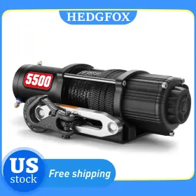 792671652946 HEDGFOX Synthetic Rope Electric Winch Atv Utv