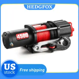 792671652830 HEGFOX Electric Winch Synthetic Rope Utv Jeep