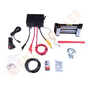 HD116565801 HIGHTECHDEALS Electric Winch Steel Cable Trailer #2