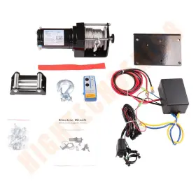 HD116575801 HIGHTECHDEALS Electric Winch Steel Cable Trailer #2