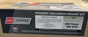 08L72-HL4-A04 HONDA Deluxe Winch Mount Kit Eps 1000 Pioneer #2