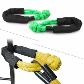612037457704 HUKYU Synthetic Shackle Recovery Straps Winch