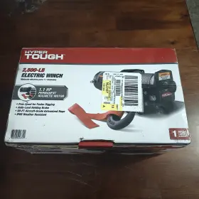 681131448741 HYPER TOUGH Electric Winch Steel Rope Mounting