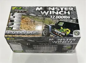 WWB12000SR IRONMAN Winch Wireless Plug Remote Synthetic Rope