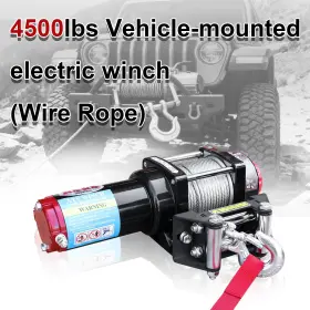 ATW-4500W KAKA INDUSTRIAL LLC Electric Winch Recovery Steel
