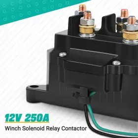 739328732781 KANSMART Winch Solenoid Relay Contactor Caps Atv #2