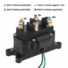 739328732781 KANSMART Winch Solenoid Relay Contactor Caps Atv #3