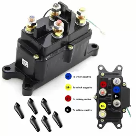 739328732781 KANSMART Winch Solenoid Relay Contactor Caps Atv
