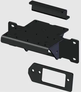 102225 KFI Ridge Ranch Winch Mount Kawasaki