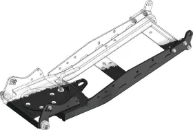 M-B111 KFI Snow Plow Steel Blade Kit Bobcat #3