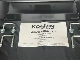 25-1230 KOLPIN Outdoors Winch Mounting Kit 700 Honda Pioneer #2