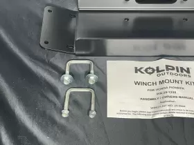 25-1230 KOLPIN Outdoors Winch Mounting Kit 700 Honda Pioneer #3