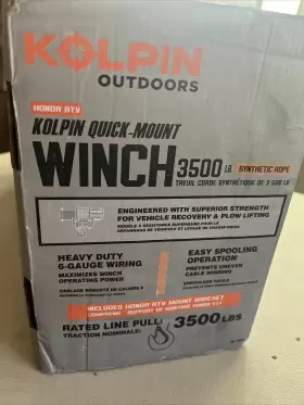 26-3110 KOLPIN Mount Winch Synthetic Rope Polaris Sportsman #3