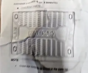 77700-V0803 KUBOTA Cargo Bed Mat Kit #3