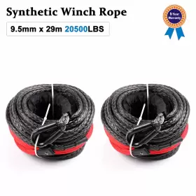 E82680201CP LANDMONSTERSHOP Synthetic Winch Rope Line Cable