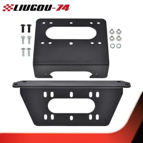 BIG12580 LIUGOU74 Winch Mount Plate Kit Xp 1000 4X4 Polaris #2