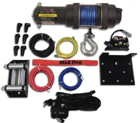 680487922233 MAD DOG PRODUCTS Winch Mount Am Synthetic Rope #2