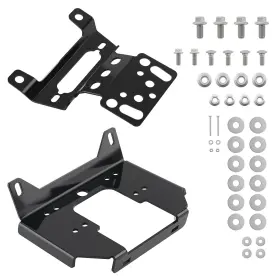 Maxpeedingrods 3ah4zc Winch Mounting Plate Bracket Kit For Polaris Rzr 4 900 1000 2015-2023