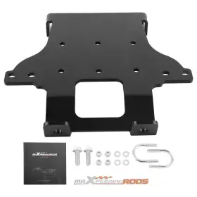 3XEFR4 MAXPEEDINGRODS Winch Mount Plate Bracket Atv Fa Fga