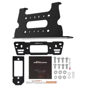 4KSDOQ MAXPEEDINGRODS Winch Mount Plate Xp Utv Kit 900 1000