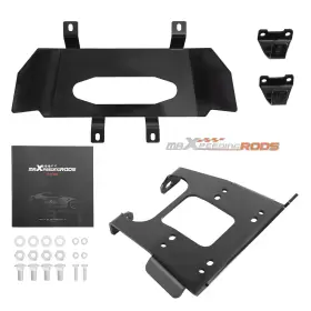 6RUJ7T MAXPEEDINGRODS Steel Utv Winch Mounting Bracket Pro Xp